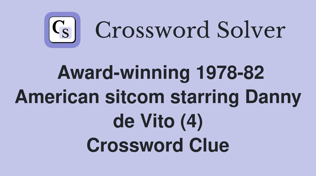Awardwinning 197882 American starring Danny de Vito (4